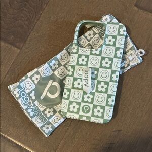 Loopy sage checkered for Apple iPhone 14pro